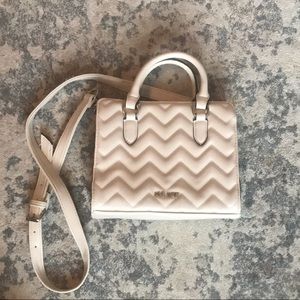 Nine west Off White quilted crossbody bag